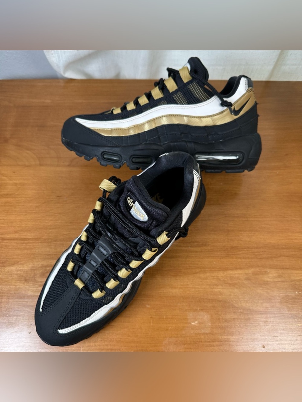 Nike Air Max 95 OG "Black Gold" Sneakers Men’s Size 6.5 Women’s 8